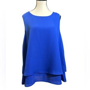 Pleione Royal Blue Blouse
